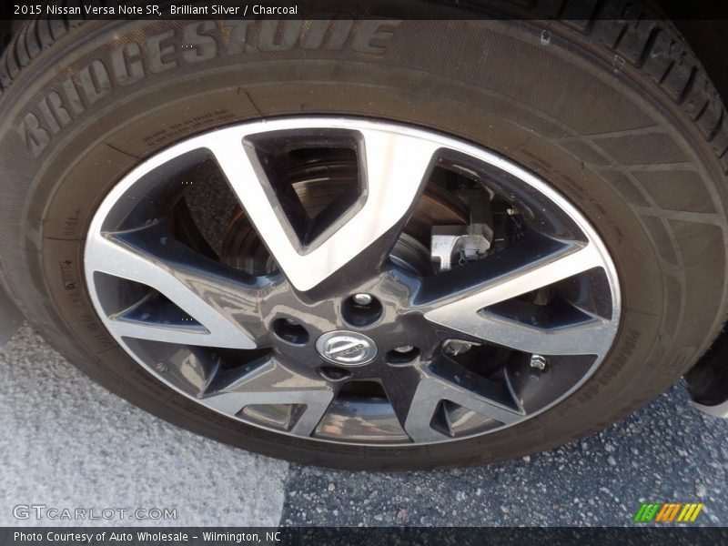 Brilliant Silver / Charcoal 2015 Nissan Versa Note SR
