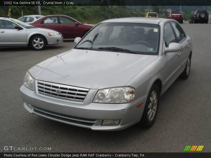 Crystal Silver / Gray 2002 Kia Optima SE V6