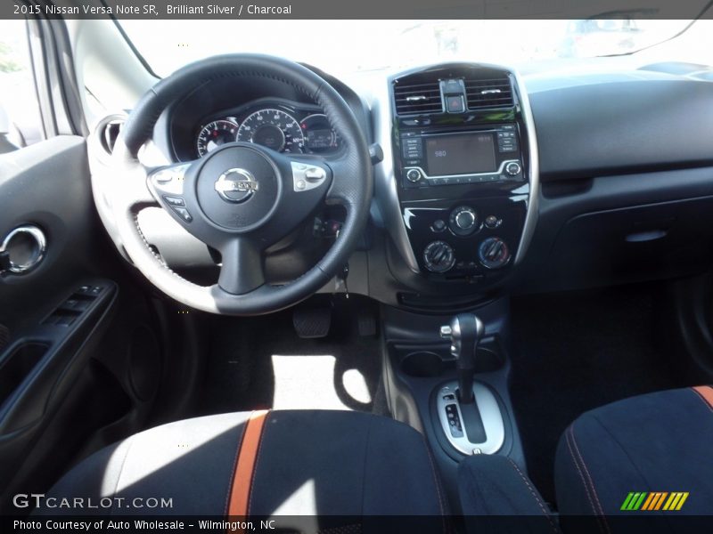 Brilliant Silver / Charcoal 2015 Nissan Versa Note SR