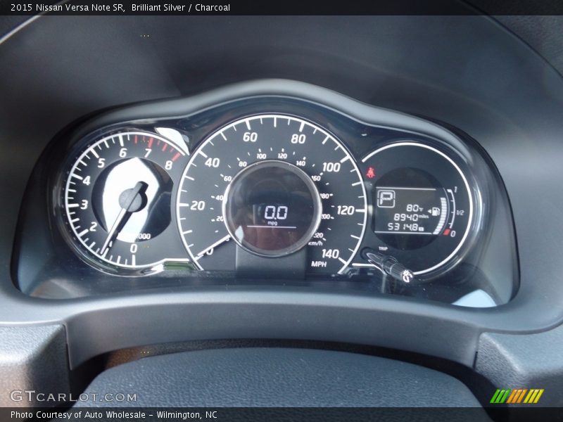 Brilliant Silver / Charcoal 2015 Nissan Versa Note SR