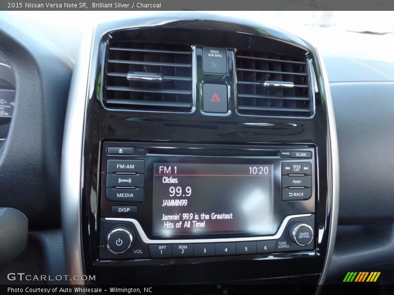 Brilliant Silver / Charcoal 2015 Nissan Versa Note SR