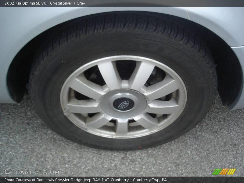 Crystal Silver / Gray 2002 Kia Optima SE V6