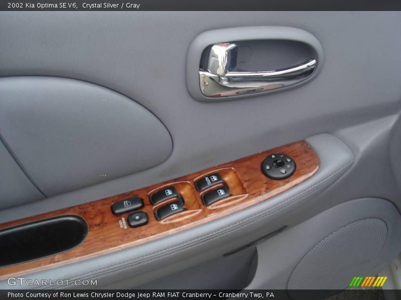 Crystal Silver / Gray 2002 Kia Optima SE V6