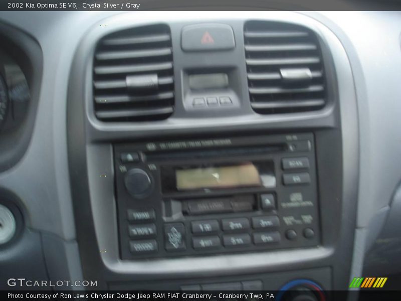 Crystal Silver / Gray 2002 Kia Optima SE V6