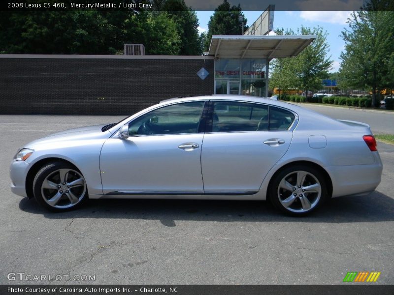 Mercury Metallic / Light Gray 2008 Lexus GS 460