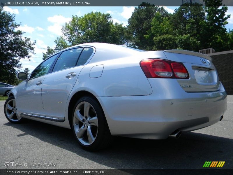 Mercury Metallic / Light Gray 2008 Lexus GS 460