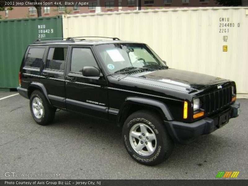 Black / Agate 2001 Jeep Cherokee Sport 4x4