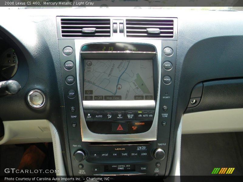 Mercury Metallic / Light Gray 2008 Lexus GS 460