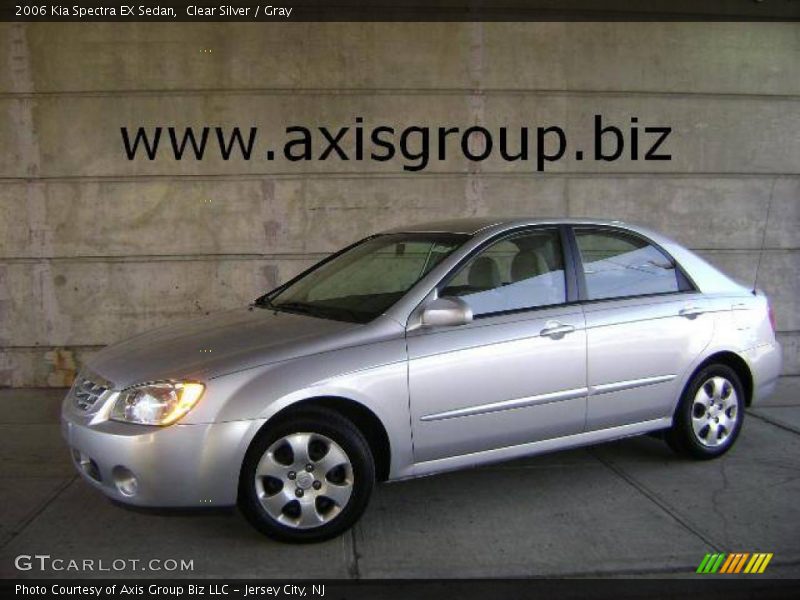Clear Silver / Gray 2006 Kia Spectra EX Sedan