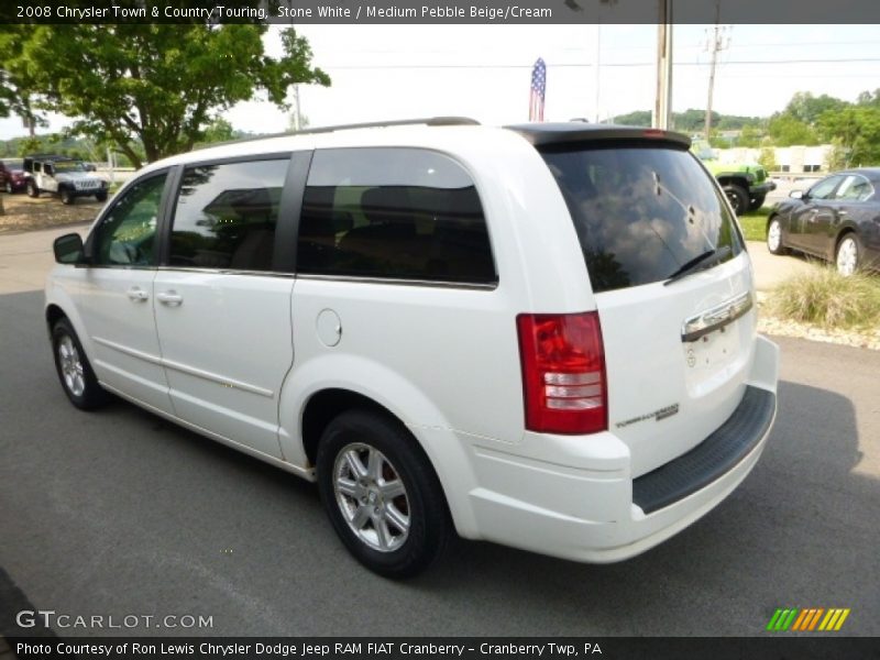 Stone White / Medium Pebble Beige/Cream 2008 Chrysler Town & Country Touring