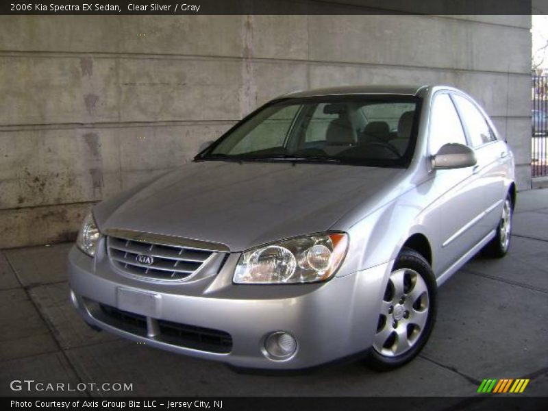 Clear Silver / Gray 2006 Kia Spectra EX Sedan