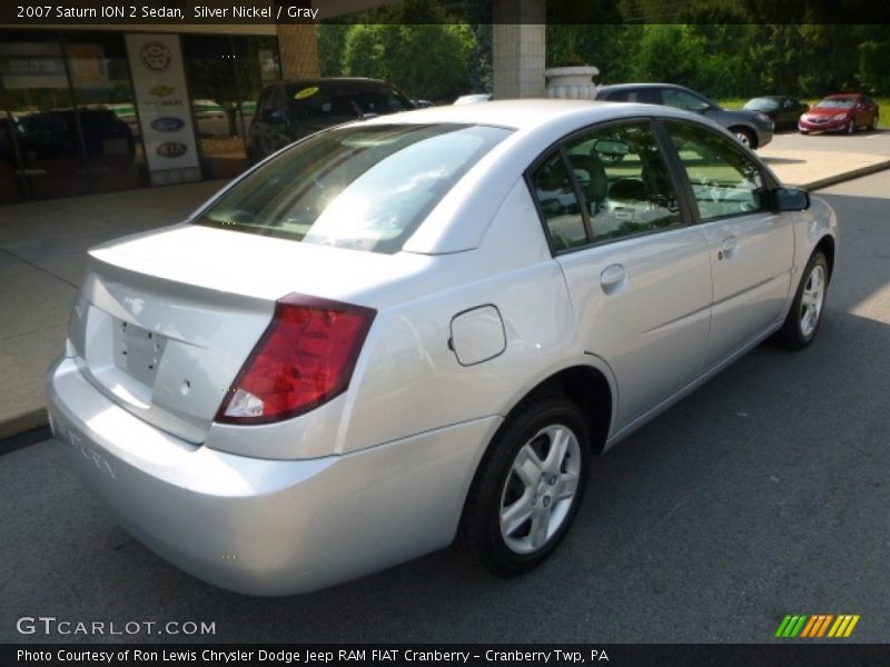 Silver Nickel / Gray 2007 Saturn ION 2 Sedan