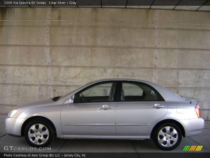 Clear Silver / Gray 2006 Kia Spectra EX Sedan