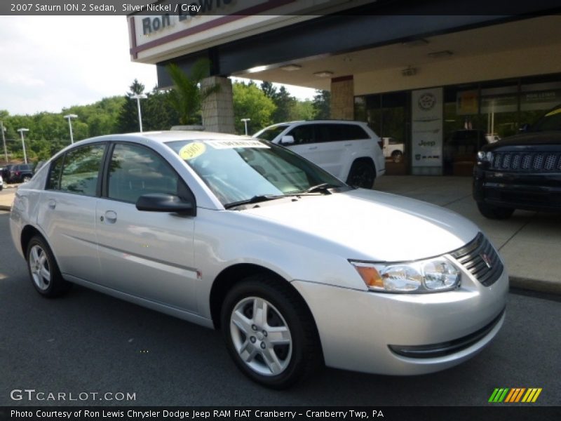 Silver Nickel / Gray 2007 Saturn ION 2 Sedan