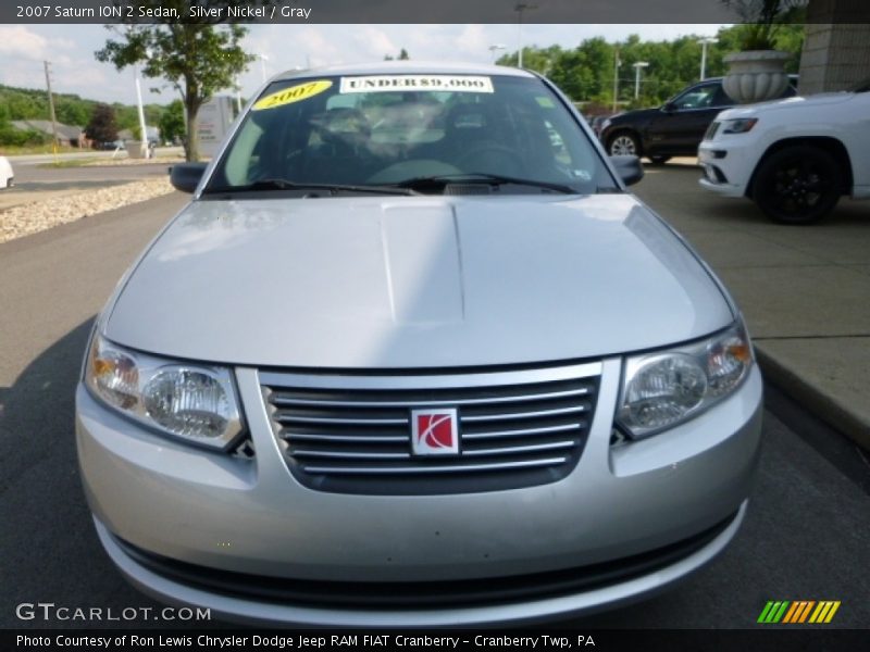 Silver Nickel / Gray 2007 Saturn ION 2 Sedan