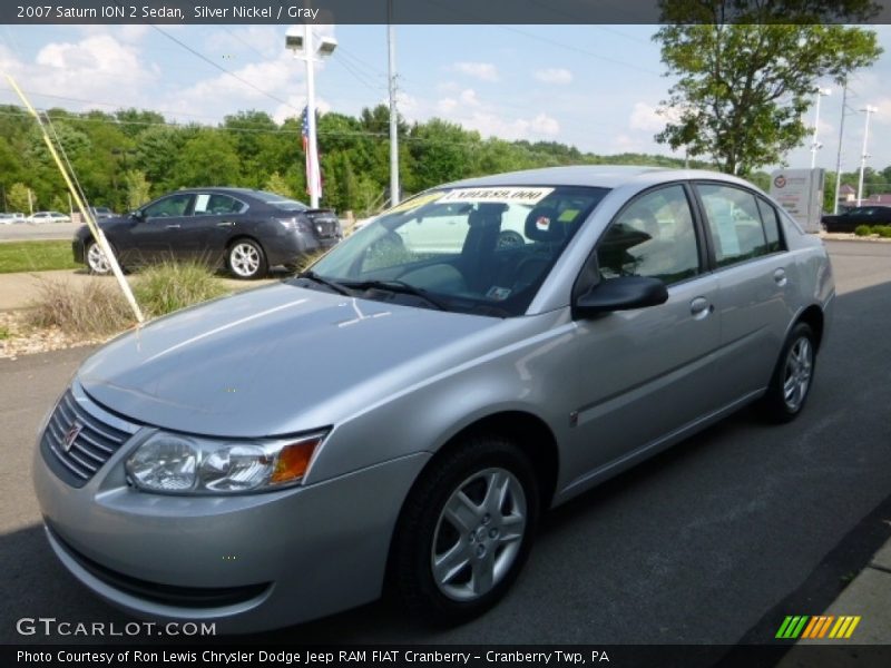 Silver Nickel / Gray 2007 Saturn ION 2 Sedan