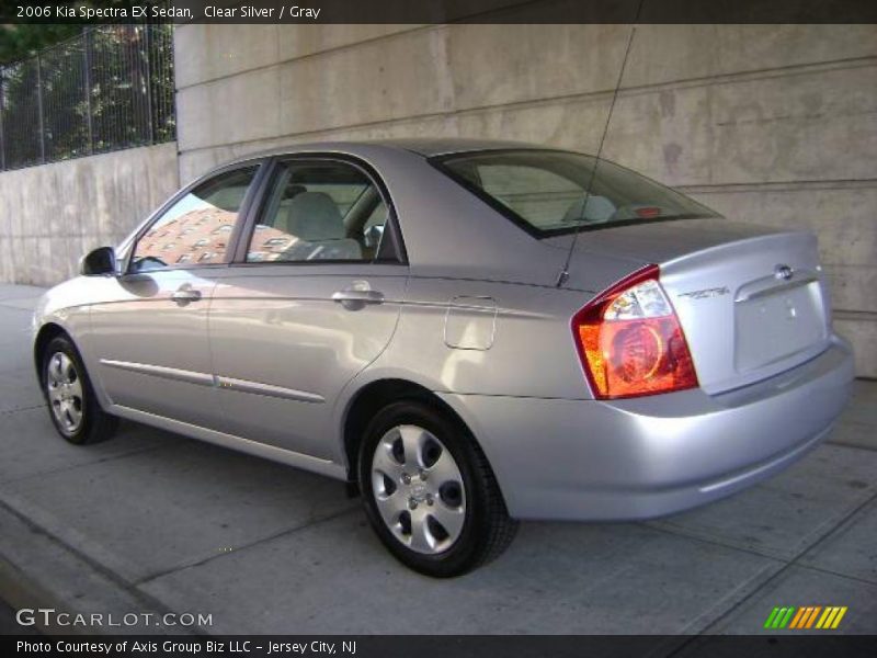 Clear Silver / Gray 2006 Kia Spectra EX Sedan