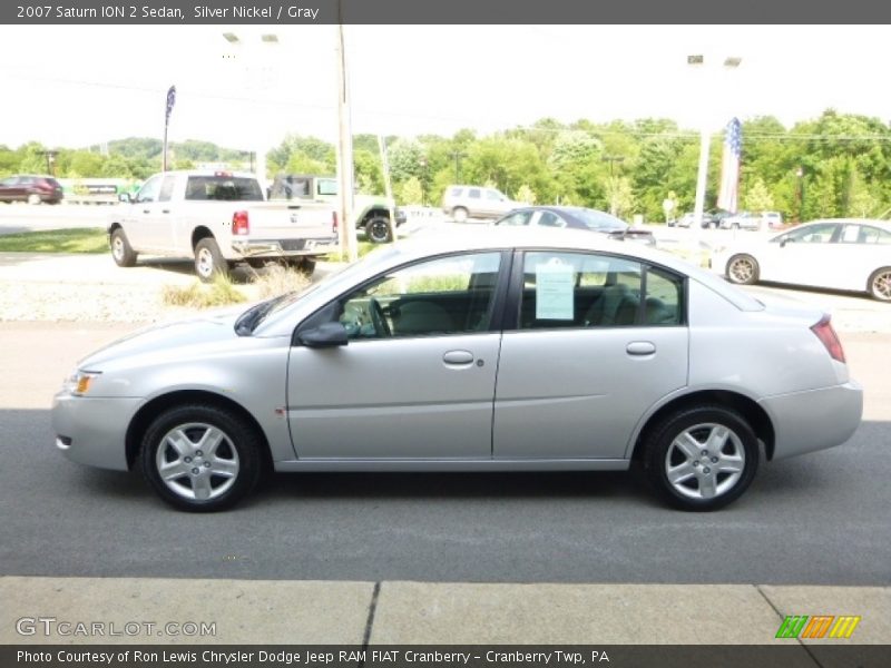 Silver Nickel / Gray 2007 Saturn ION 2 Sedan