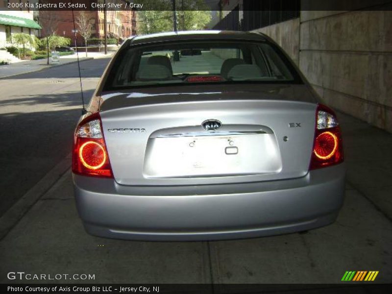 Clear Silver / Gray 2006 Kia Spectra EX Sedan