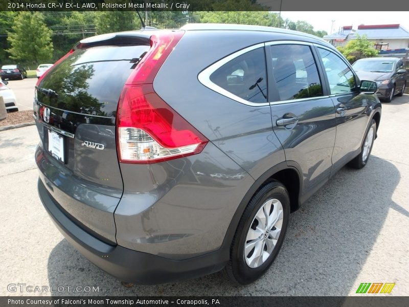 Polished Metal Metallic / Gray 2014 Honda CR-V EX-L AWD