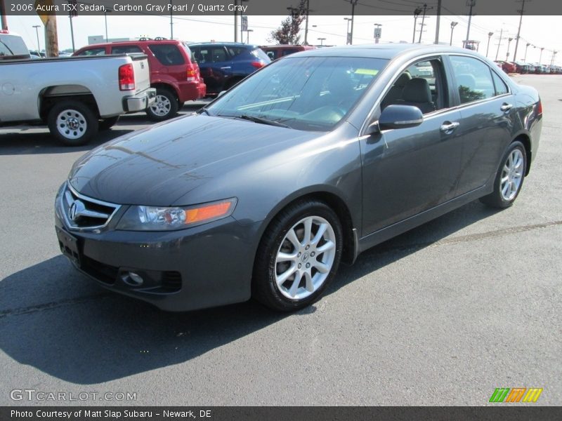 Carbon Gray Pearl / Quartz Gray 2006 Acura TSX Sedan