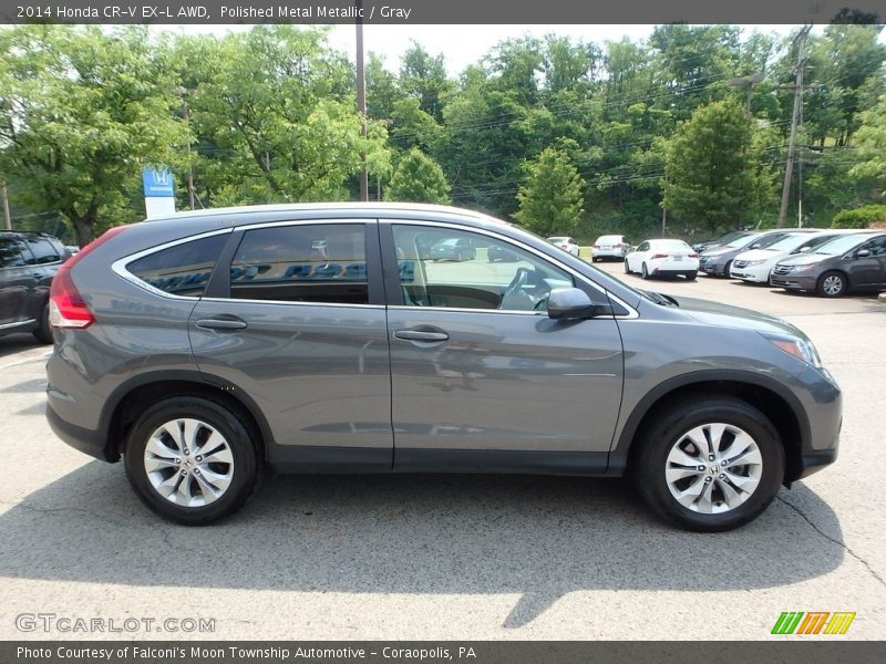 Polished Metal Metallic / Gray 2014 Honda CR-V EX-L AWD