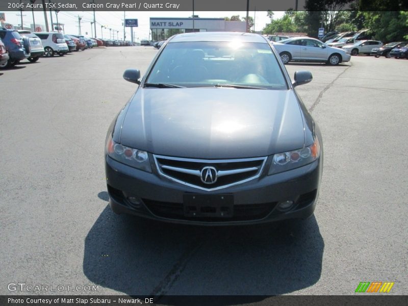Carbon Gray Pearl / Quartz Gray 2006 Acura TSX Sedan
