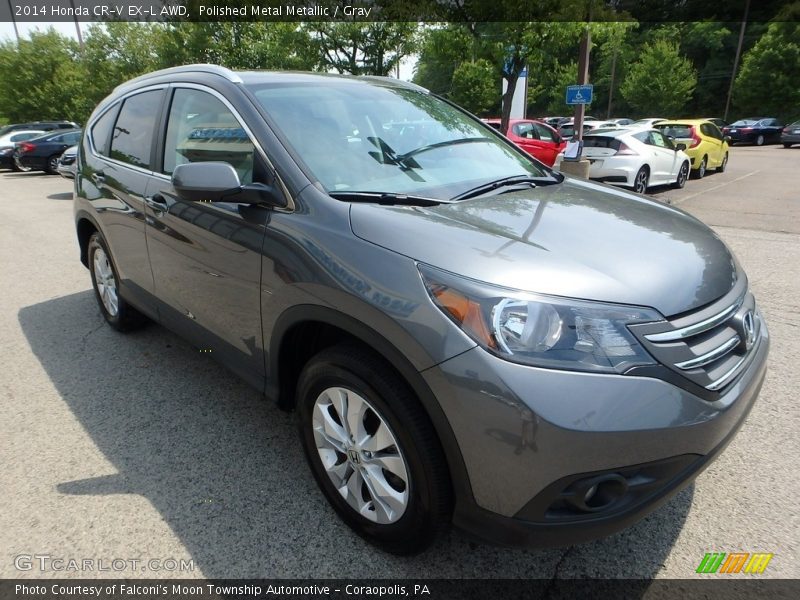 Polished Metal Metallic / Gray 2014 Honda CR-V EX-L AWD