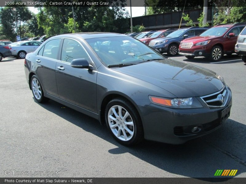 Carbon Gray Pearl / Quartz Gray 2006 Acura TSX Sedan