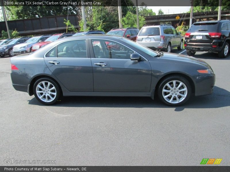 Carbon Gray Pearl / Quartz Gray 2006 Acura TSX Sedan