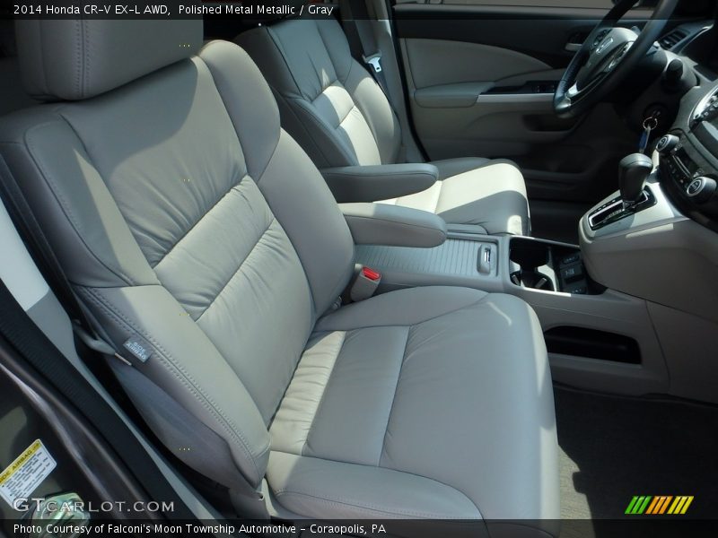 Polished Metal Metallic / Gray 2014 Honda CR-V EX-L AWD