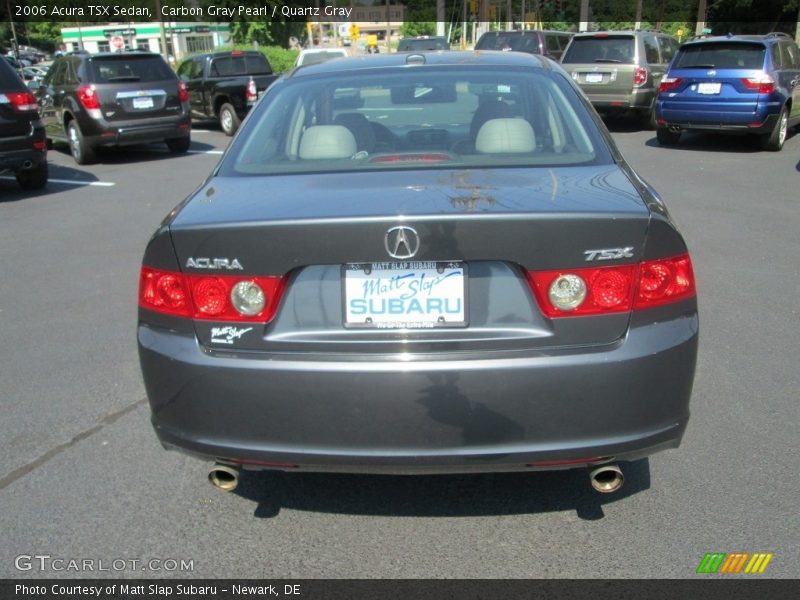 Carbon Gray Pearl / Quartz Gray 2006 Acura TSX Sedan