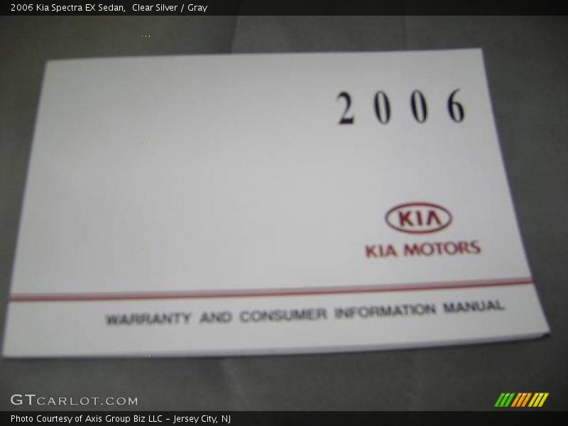 Clear Silver / Gray 2006 Kia Spectra EX Sedan