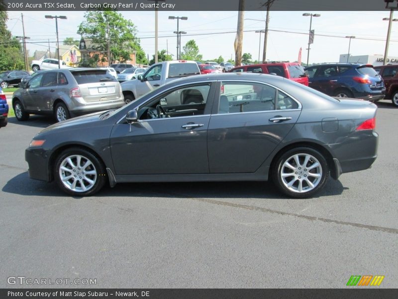 Carbon Gray Pearl / Quartz Gray 2006 Acura TSX Sedan