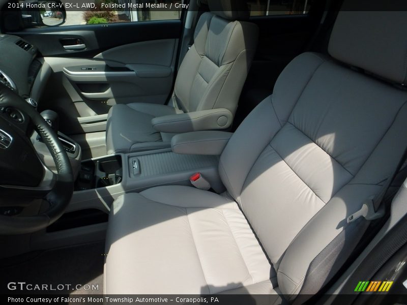 Polished Metal Metallic / Gray 2014 Honda CR-V EX-L AWD