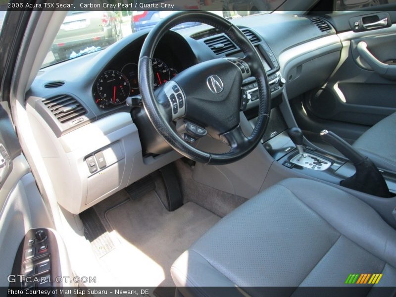 Carbon Gray Pearl / Quartz Gray 2006 Acura TSX Sedan