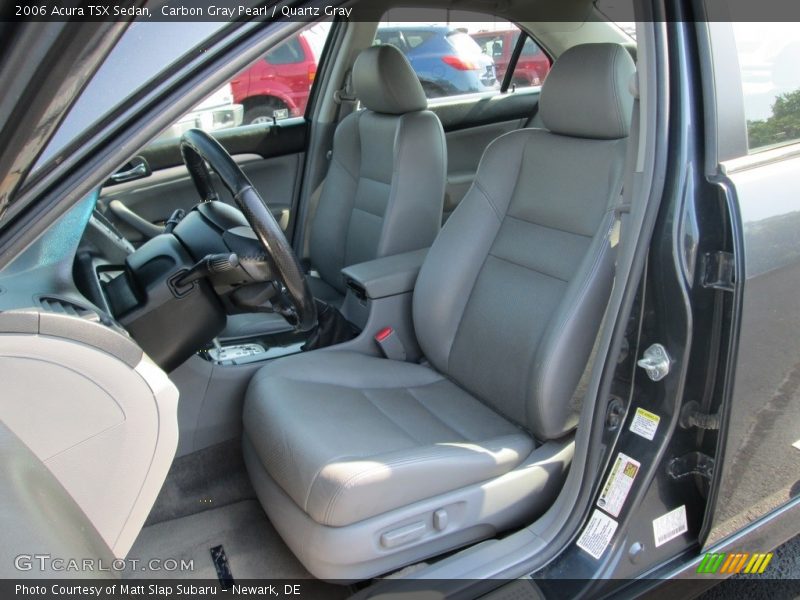 Carbon Gray Pearl / Quartz Gray 2006 Acura TSX Sedan