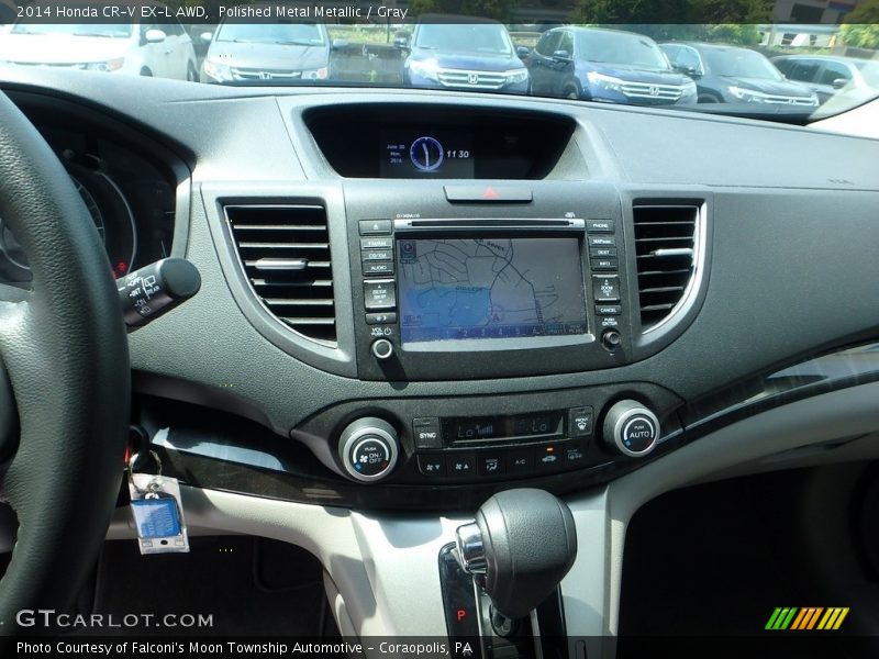 Polished Metal Metallic / Gray 2014 Honda CR-V EX-L AWD
