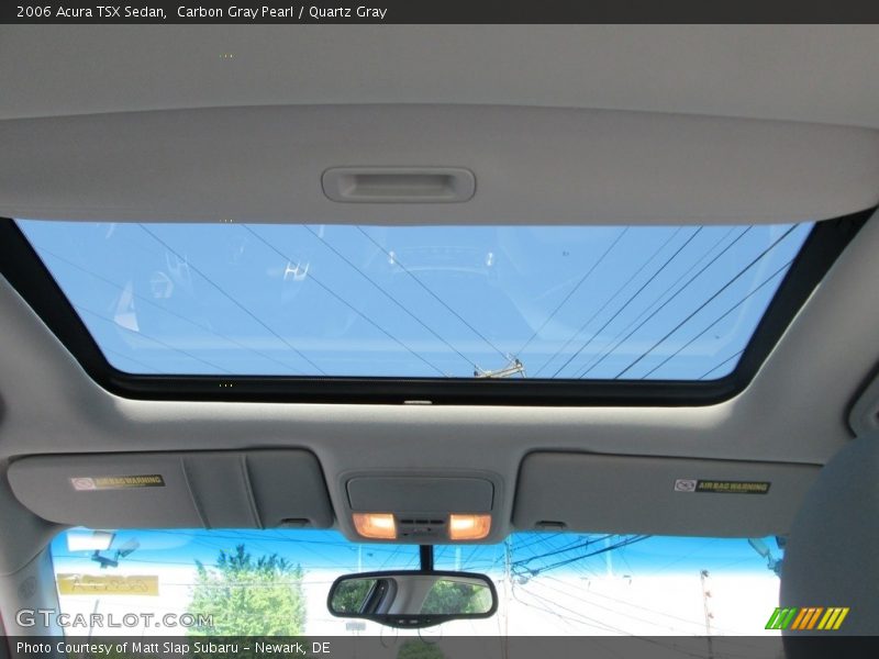 Carbon Gray Pearl / Quartz Gray 2006 Acura TSX Sedan