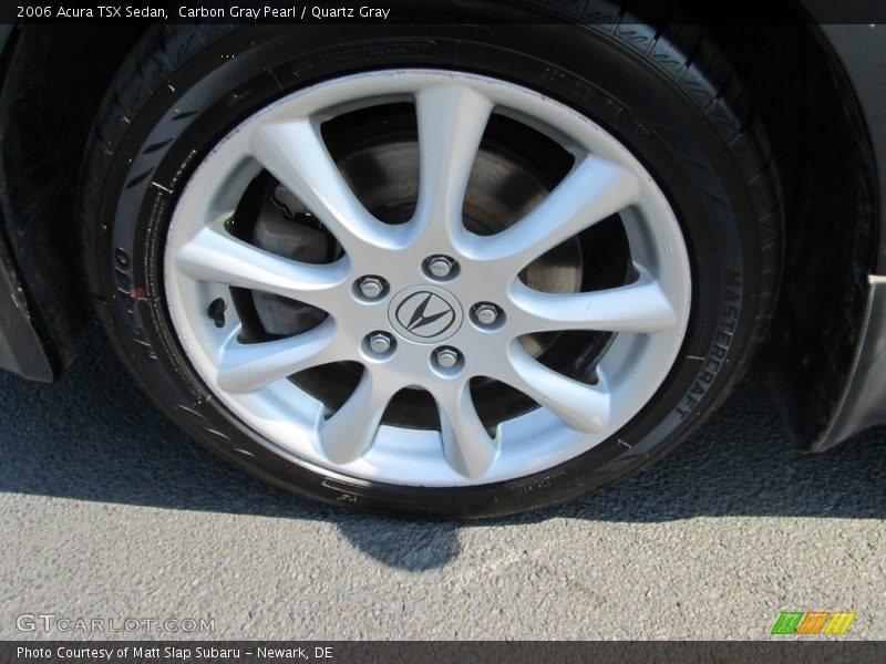 Carbon Gray Pearl / Quartz Gray 2006 Acura TSX Sedan