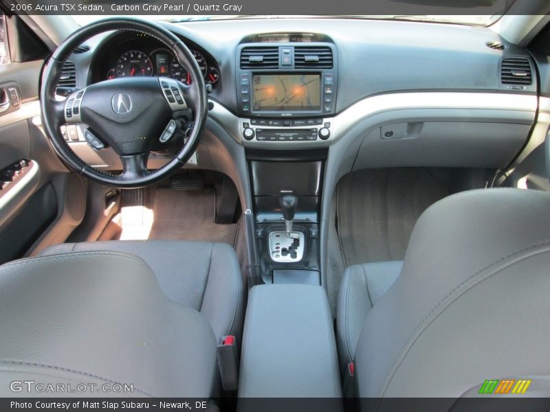 Carbon Gray Pearl / Quartz Gray 2006 Acura TSX Sedan