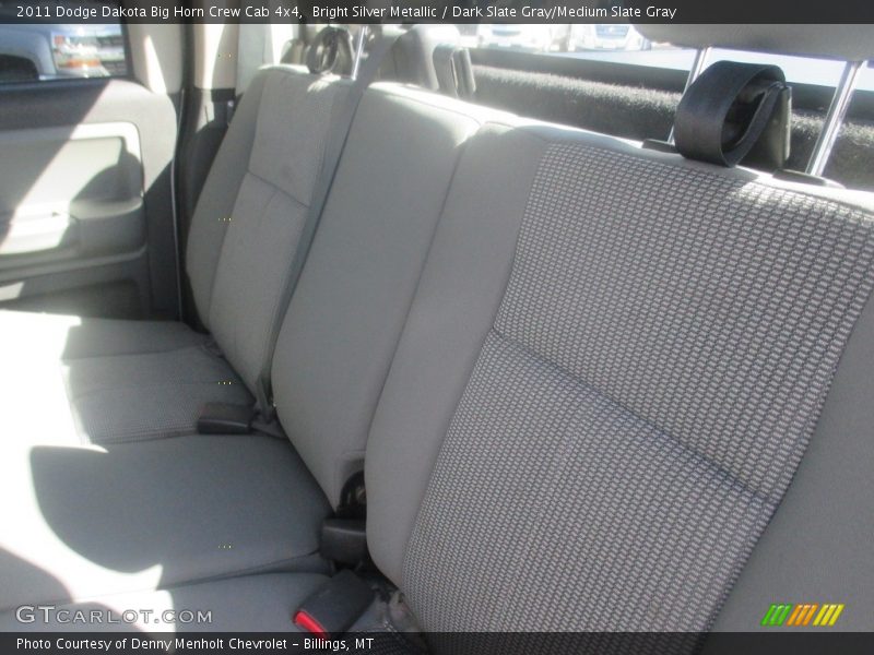 Bright Silver Metallic / Dark Slate Gray/Medium Slate Gray 2011 Dodge Dakota Big Horn Crew Cab 4x4