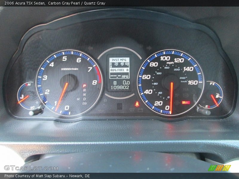 Carbon Gray Pearl / Quartz Gray 2006 Acura TSX Sedan