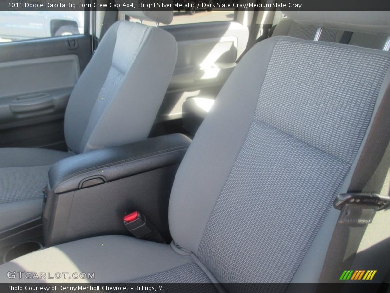 Bright Silver Metallic / Dark Slate Gray/Medium Slate Gray 2011 Dodge Dakota Big Horn Crew Cab 4x4