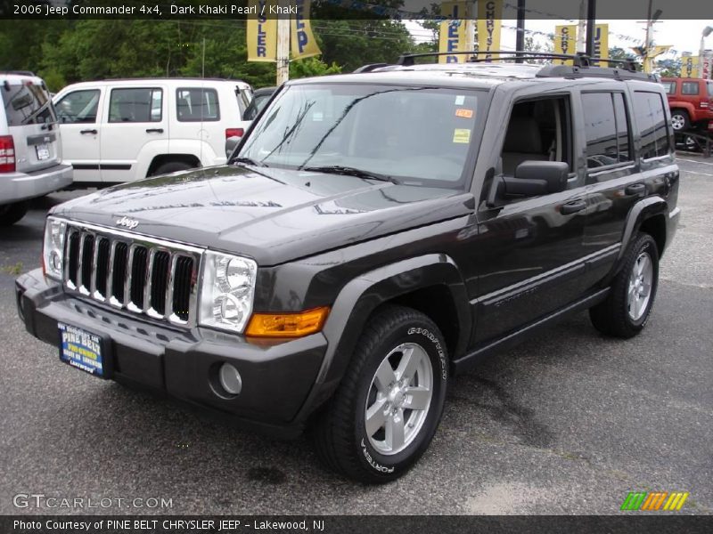 Dark Khaki Pearl / Khaki 2006 Jeep Commander 4x4