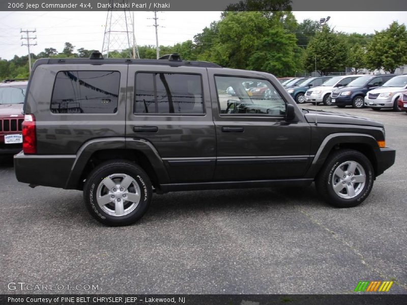 Dark Khaki Pearl / Khaki 2006 Jeep Commander 4x4
