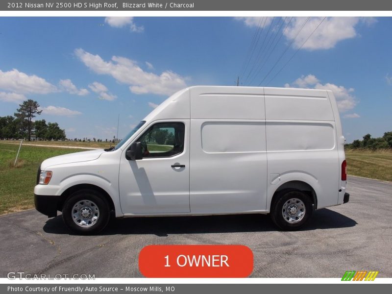 Blizzard White / Charcoal 2012 Nissan NV 2500 HD S High Roof