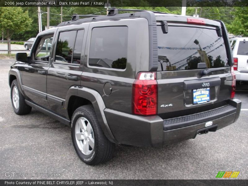 Dark Khaki Pearl / Khaki 2006 Jeep Commander 4x4