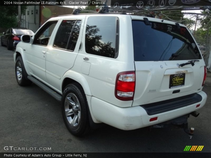 Glacier Pearl / Charcoal 2004 Nissan Pathfinder LE Platinum 4x4