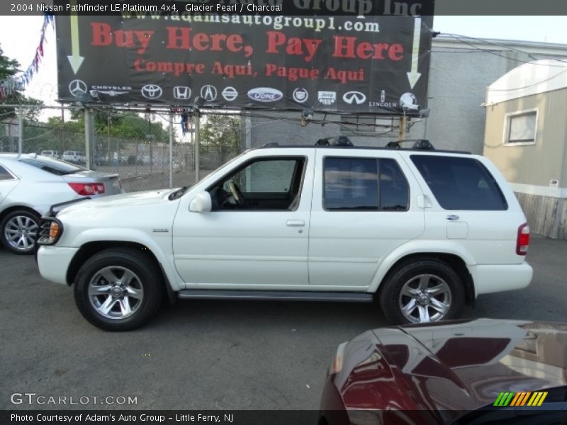 Glacier Pearl / Charcoal 2004 Nissan Pathfinder LE Platinum 4x4